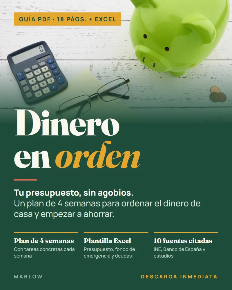 Portada de la guía Dinero en orden